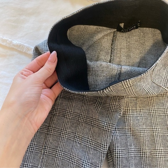 Zara Basic Black White Houndstooth Leggings Size Small - Picture 4 of 11